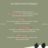 Sèche-Cheveux Kelma care Ionique Poids Plume avec Écran LCD et Diffuseur Spécial Cheveux Bouclés, 1600W