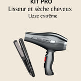 Pack Lizze Extrême Lisseur & Sèche-Cheveux Professionnels
