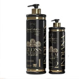 Kit Lissage Indien Gloss Brillance Miroir Queen Care Donna Indiana 2 produits