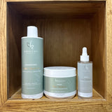 Kit Trio entretien lissage shampooing masque sérum pure matière sans sulfate