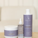 Kit d’entretien lissage shampoing masque Serum Blond élixir Kelma care sans sulfate