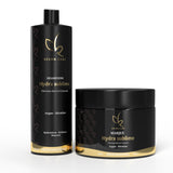 Shampoing et masque hydra Sublime KELMA CARE kératine argan