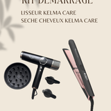 Pack :Lisseur Kelma et sèche-cheveux Kelma care