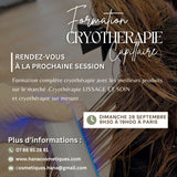 Formation CRYOTHÉRAPIE capillaire la dimanche 28 Septembre 2025